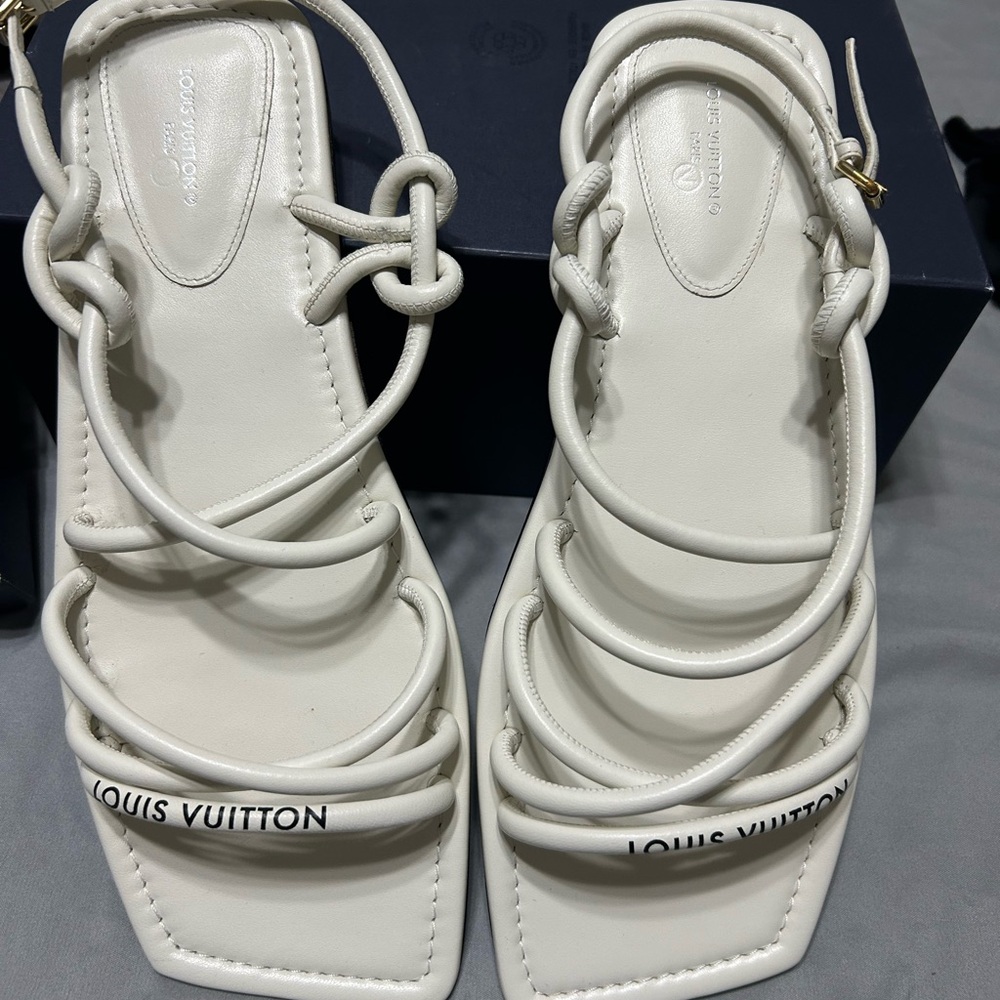 Louis Vuitton White Women's Sandals